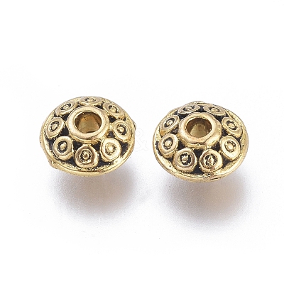 Tibetan Style Alloy Spacer Beads GLF0725Y-1