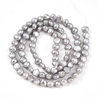Natural Cultured Freshwater Pearl Beads Strands PEAR-N014-03J-01-1