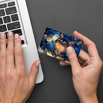 Plastic Waterproof Card Stickers STIC-WH0032-023-1