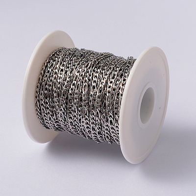 Tarnish Resistant 304 Stainless Steel Figaro Chains CHS-L014-05P-1