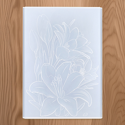 PP Plastic Embossing Folder Templates DIY-WH20048-050B-1