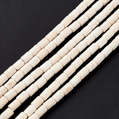 Synthetic Turquoise Beads Strands X-TURQ-G120-4x6mm-12-1