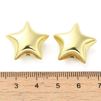 Rack Plating Brass Beads KK-K364-13G-1