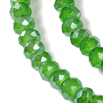 Baking Electroplate Glass Beads Strands DGLA-A039-J2MM-B11-1