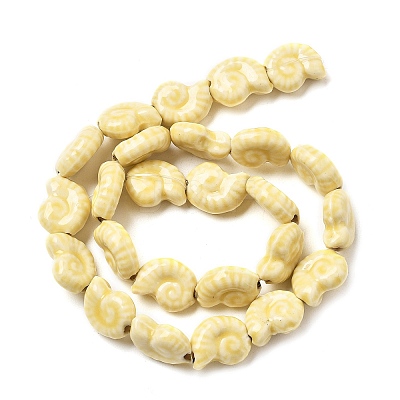 Ocean Series Glazed Porcelain Beads PORC-R002-03-03-1