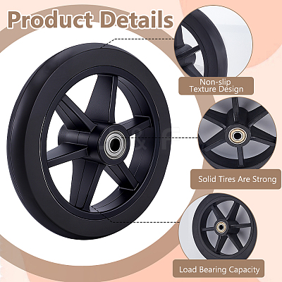 HEPE Front Wheel With Iron Bearing DIY-WH0816-059B-1