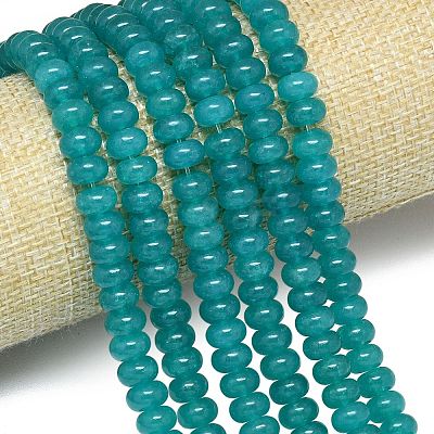 Natural Malaysia Jade Beads Strands X-G-B165-G01-5x8mm-14-1