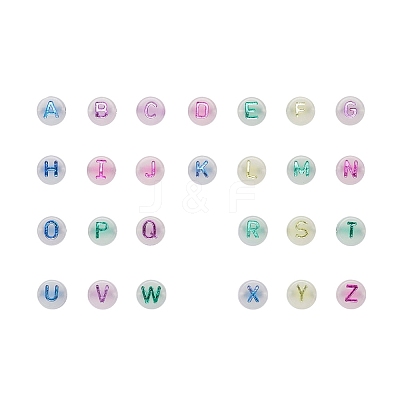 200Pcs Luminous Acrylic Beads MACR-YW0001-39-1