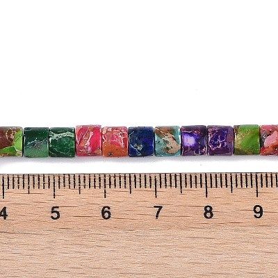 Synthetic Imperial Jasper Beads Strands G-P529-C01-01-1