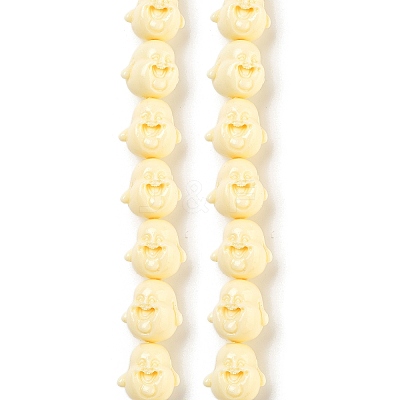Synthetic Coral Carved Beads Strands CORA-B001-01A-1