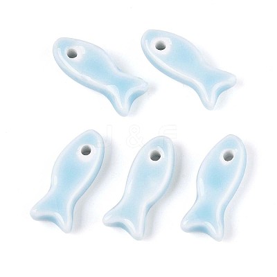 Handmade Porcelain Ceramic Beads PORC-T134-01A-1
