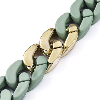 Handmade Curb Chains AJEW-JB00611-07-1