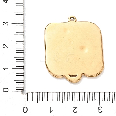 304 Stainless Steel Enamel Pendants SA-CBA50C9-01G-1