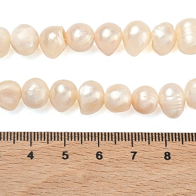 Natural Cultured Freshwater Pearl Beads Strands PEAR-L034-12F-1