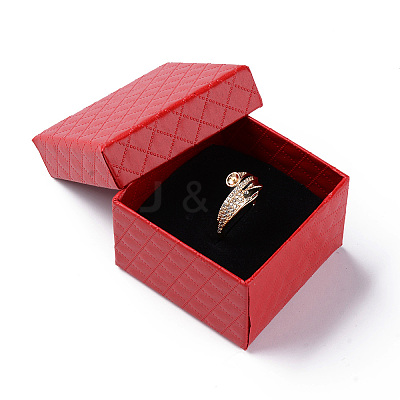 Square Cardboard Ring Boxes CBOX-S020-01-1