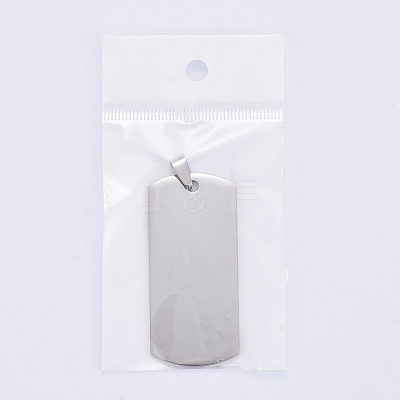 Tarnish Resistant 304 Stainless Steel Big Pendants STAS-I140-19B-S-1