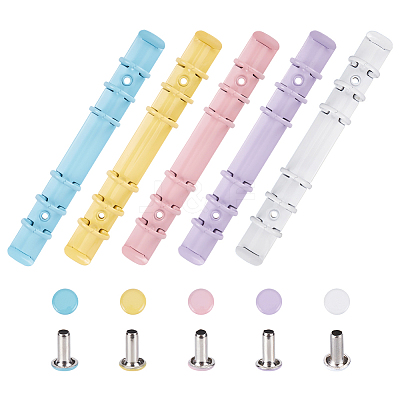 5 Colors Iron Binding Combs FIND-GF0007-07B-1