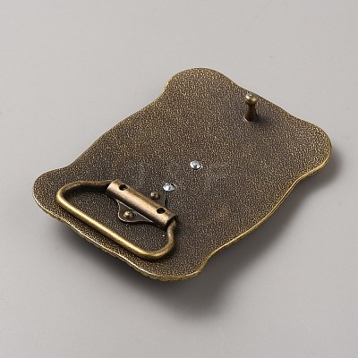 Tibetan Style Zinc Alloy Smooth Buckles FIND-WH0139-276AB-1