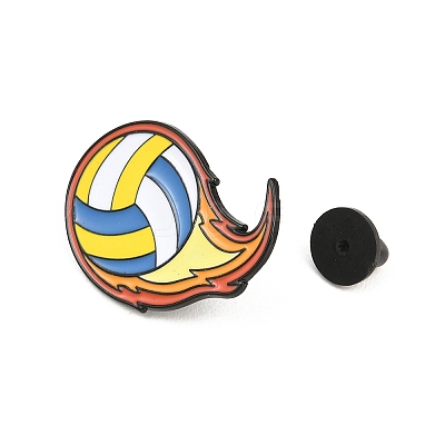 Sports Alloy Enamel Brooch JEWB-K018-38D-EB-1