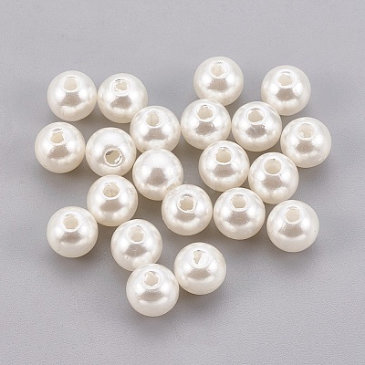 ABS Plastic Imitation Pearl Beads LS-X-KY-G009-4mm-02-1