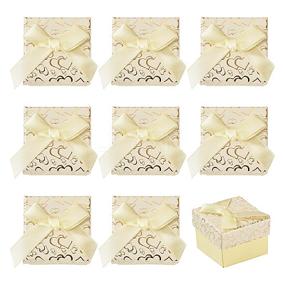Bowknot Cardboard Paper Ring Gift Storage Boxes CON-TAC0001-16F-1