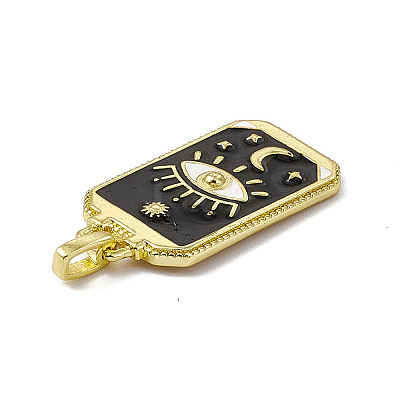 Alloy Enamel Pendants ENAM-D042-01G-1