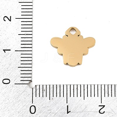 304 Stainless Steel Enamel Pendants SA-CBAAE94-01B-G-1