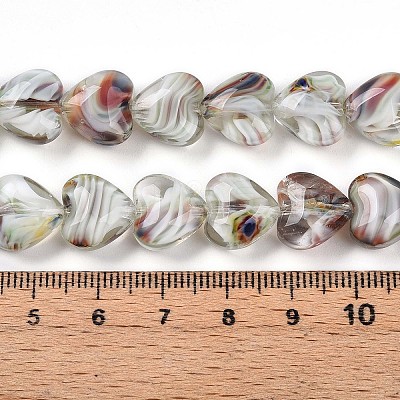 Millefiori Glass Beads Strands X-GLAA-T023-34J-1