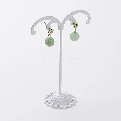 3 Pcs T Bar Iron Earring Displays Sets X-EDIS-P001-02A-1