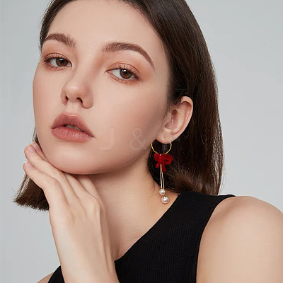 400Pcs 8 Colors Iron Hoop Earrings IFIN-FH0001-72B-1