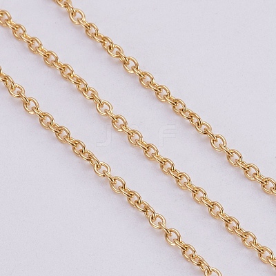 Ion Plating(IP) 304 Stainless Steel Cable Chains CHS-F001-01G-1