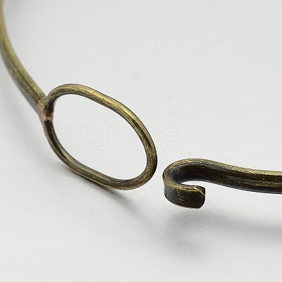 Brass Bangle Making BJEW-B133-01AB-NF-1