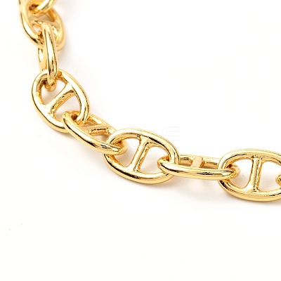 Brass Mariner Link Chains Necklaces X-NJEW-JN03718-1