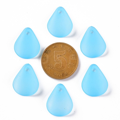 Transparent Frosted Acrylic Pendants MACR-S371-09A-755-1