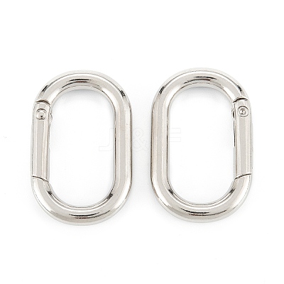 Zinc Alloy Spring Gate Rings X-PALLOY-L233-07B-P-1