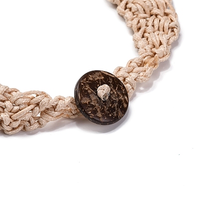 Bohemia Style Multi-strand Glass Seed Beaded Bib Necklaces for Women NJEW-G149-01D-1