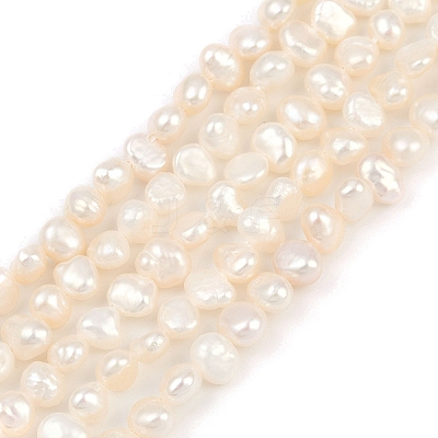 Natural Cultured Freshwater Pearl Beads Strands PEAR-P064-19D-06A-1