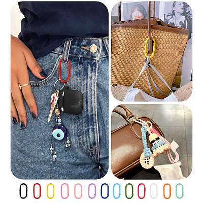 10Pcs Alloy Spring Gate Rings FIND-TA0009-25J-1