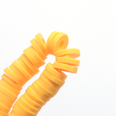 Handmade Polymer Clay Beads X-CLAY-R067-6.0mm-15-1