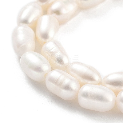 Natural Cultured Freshwater Pearl Beads Strands PEAR-P062-06E-1