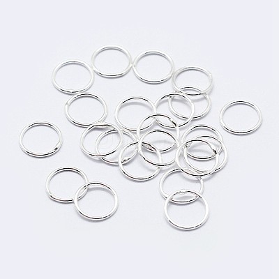 925 Sterling Silver Soldered Closed Jump Rings STER-F036-03S-0.7x5-1