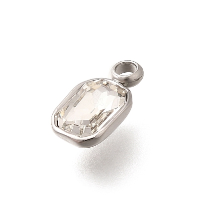 304 Stainless Steel Pendants STAS-Q346-03P-10-1