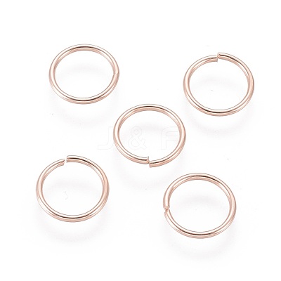 304 Stainless Steel Open Jump Rings STAS-O098-02RG-07-1