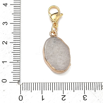 Natural Gemstone Pendant Decorations HJEW-PH01916-01-1