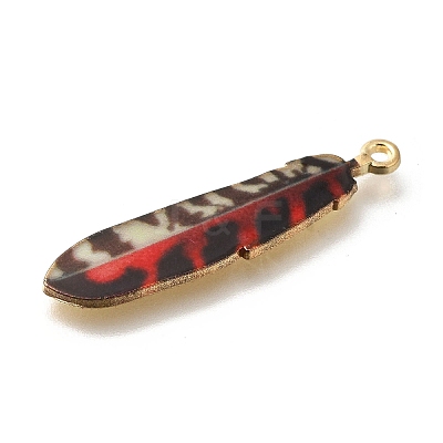 Alloy Enamel Pendants FIND-G078-34G-01-1