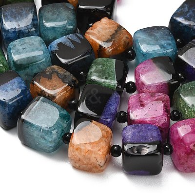 Natural Agate Beads Strands G-F820-O01-01I-1