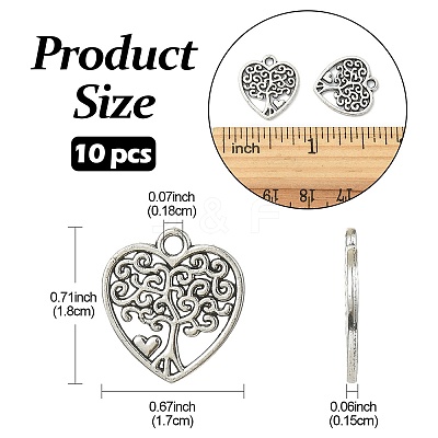 Tibetan Style Alloy Pendants TIBEP-YW0001-67-1