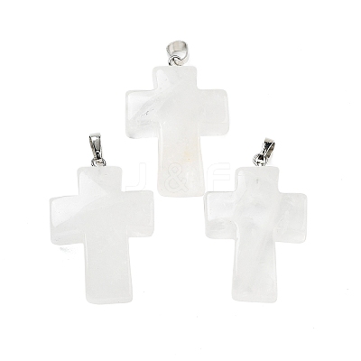 Natural Quartz Crystal Pendants G-A231-02B-1