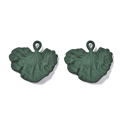 Spray Painted Alloy Pendants PALLOY-T077-118B-RS-1