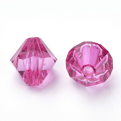 Transparent Acrylic Beads X-TACR-S146-6mm-04-1